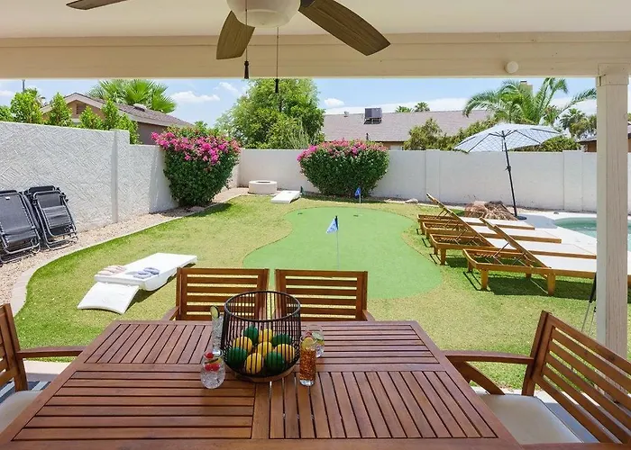 Players Paradise-private Pool-golf-shuffle Board Scottsdale